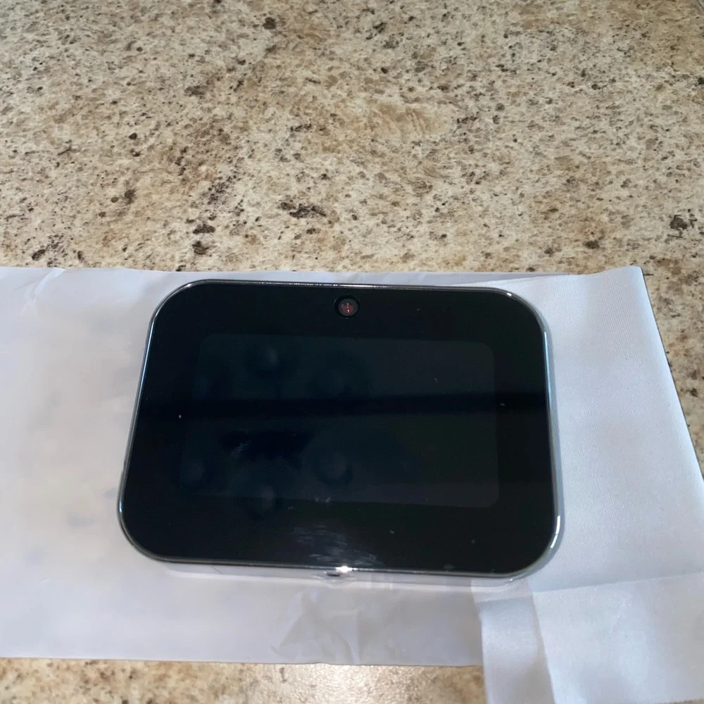 White and Black Touchscreen Music Camera